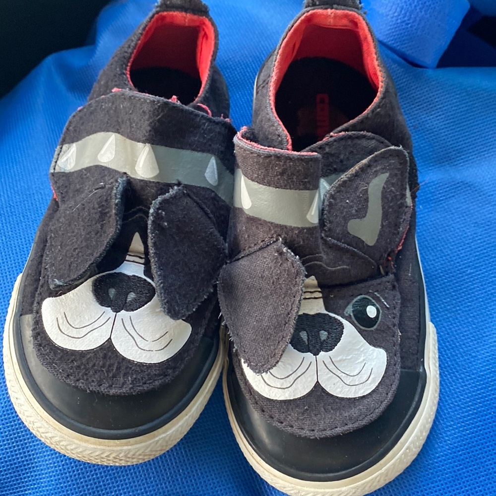 Converse toddler boys dog chucks